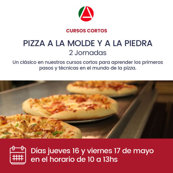 Pizza a la piedra y molde II (Mayo)