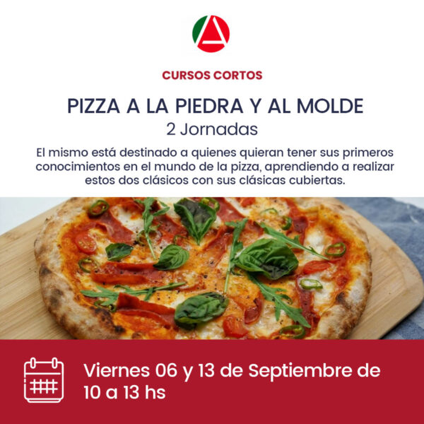Pizza a la Piedra y al Molde - Noche (septiembre)